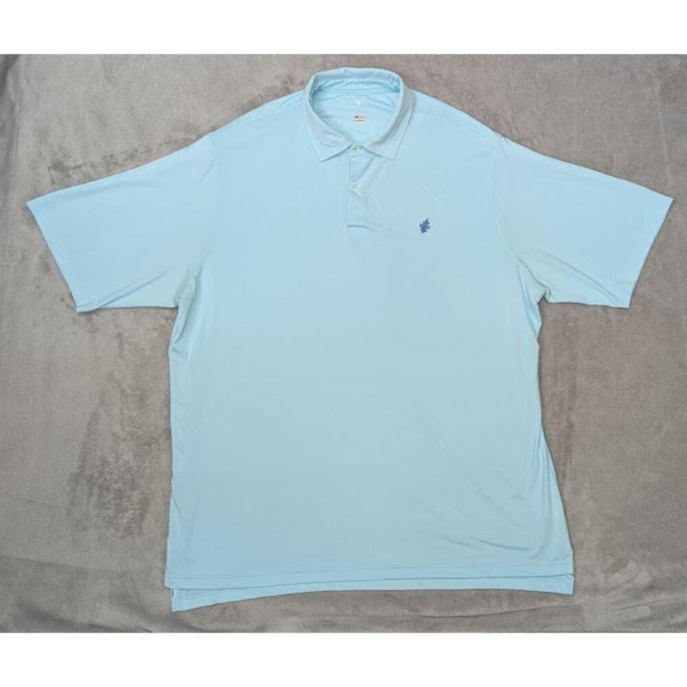 Fairway & Greene Golf Polo Men’s XXL Blue Platteview Club Performance Stretch